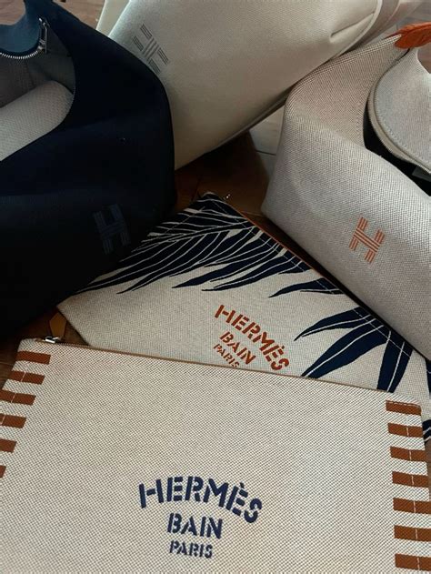 hermes toiletries bag|Hermes bath and beach towel.